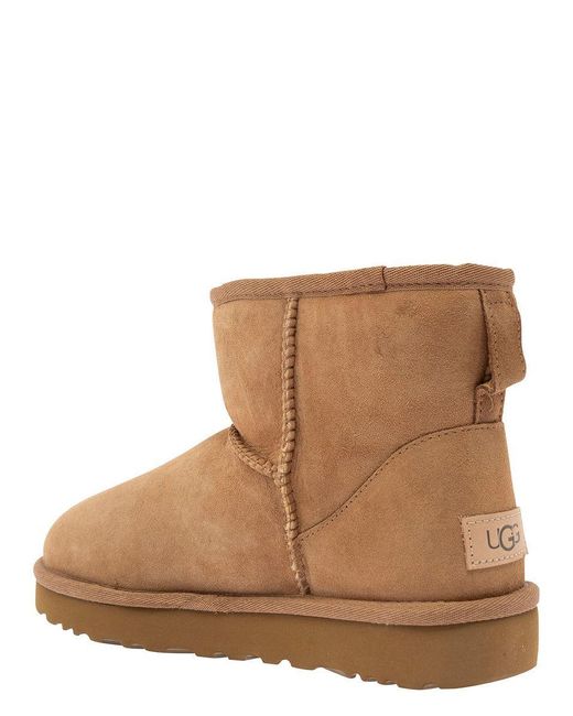 Ugg Brown 'Mini Classic Ii' Pull-On Boots