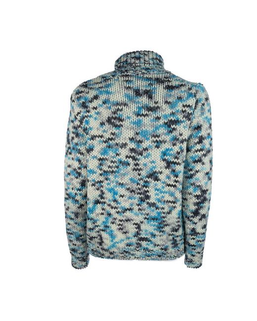 Daniele Fiesoli Blue Knitwear for men
