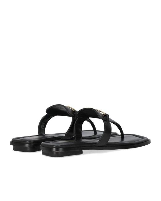 Michael Kors Black Lena Thong Sandal