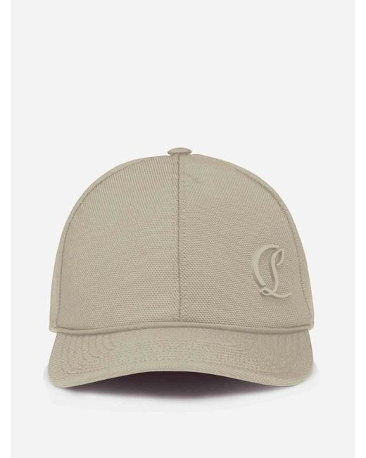 Christian Louboutin Natural Mooncrest Active Cap for men