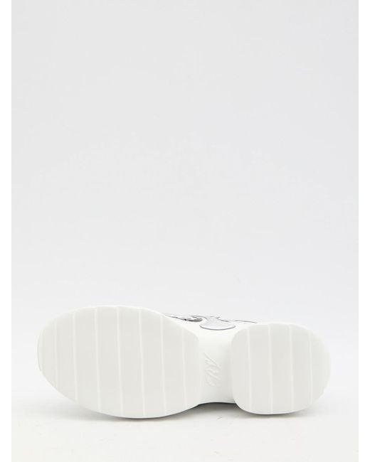 Roger Vivier White Viv' On The Run Sneakers
