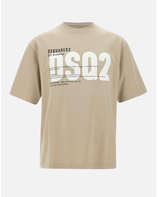 DSquared² Natural T-Shirts And Polos for men