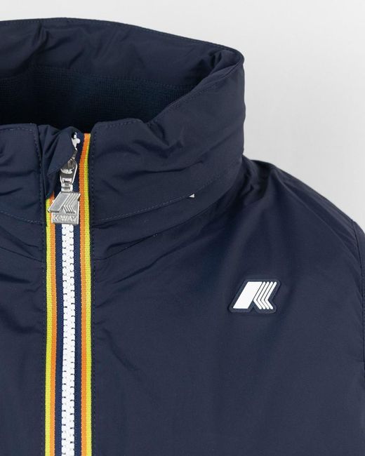 K-Way Blue Sleeveless Jacket for men
