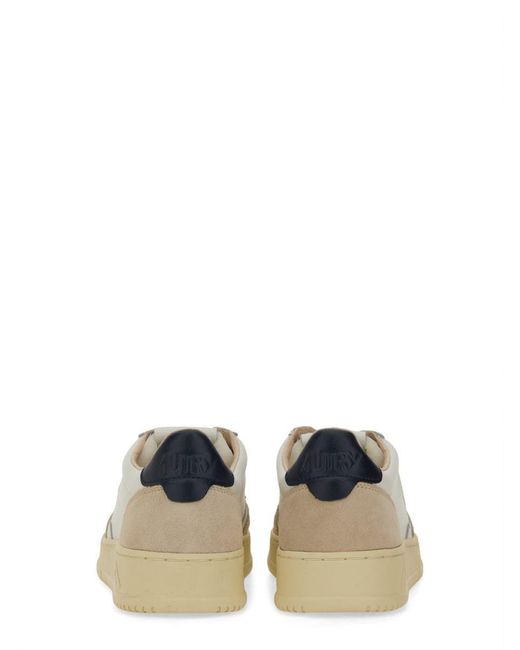 Autry White Sneaker "Medalist" Low for men