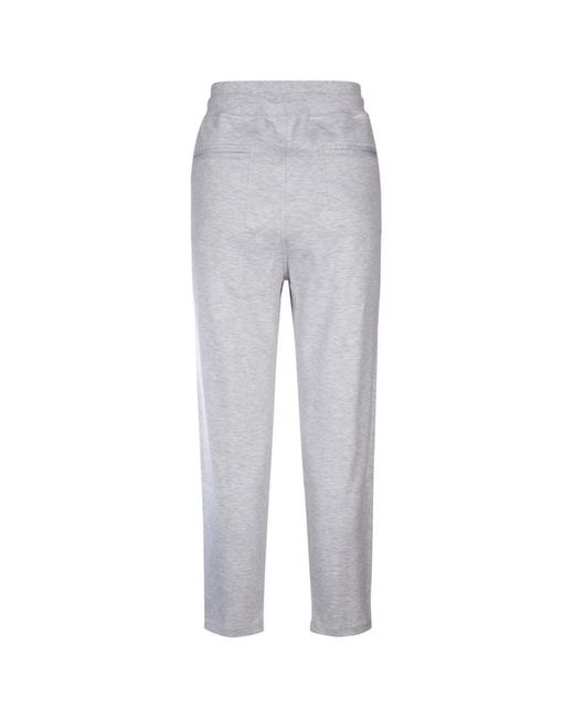 Brunello Cucinelli Gray Pantalone Lungo for men