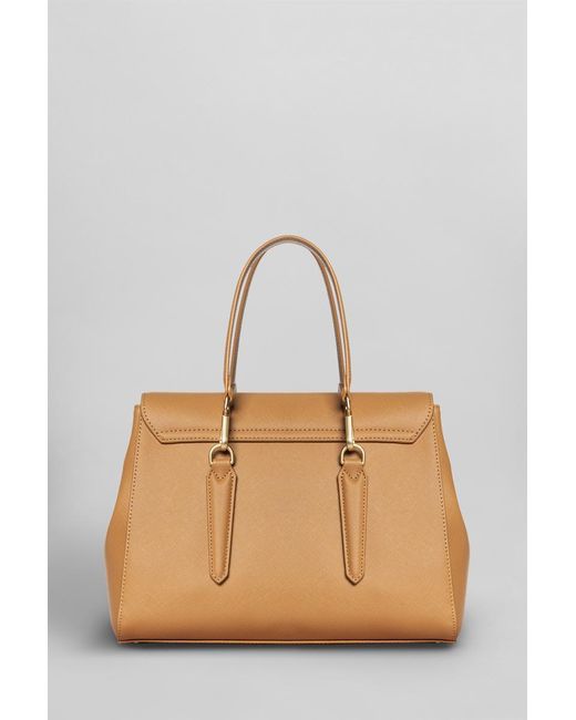 Secret Pon-pon Natural Yalis Grain Medium Shoulder Bag Color
