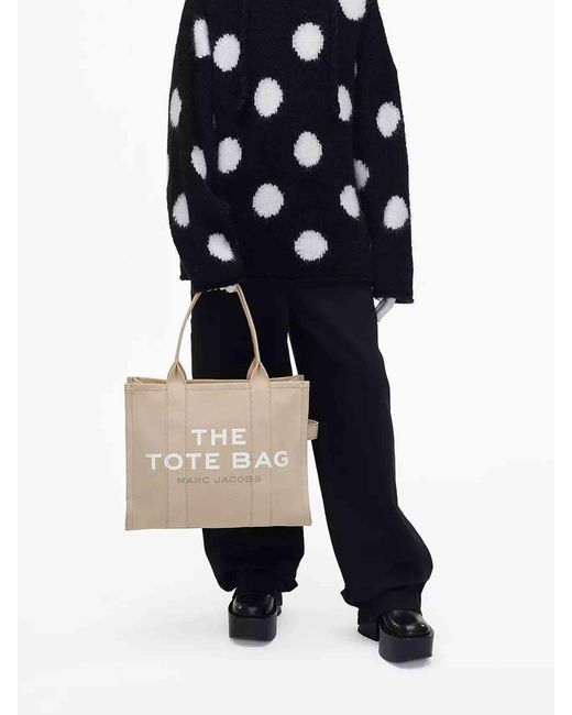 Marc Jacobs Natural The Tote Bag Canvas Shoulder Bag