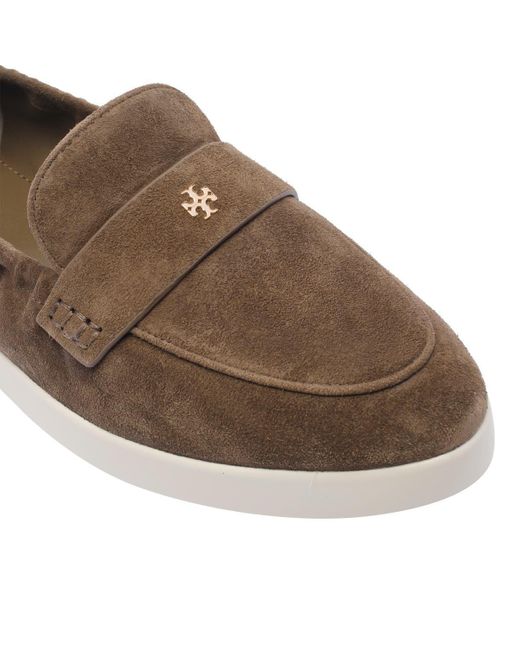 Tory Burch Brown Flat Shoes