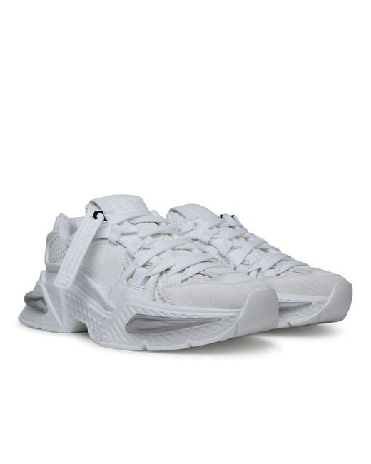 Dolce & Gabbana White 'Airmaster' Sneakers