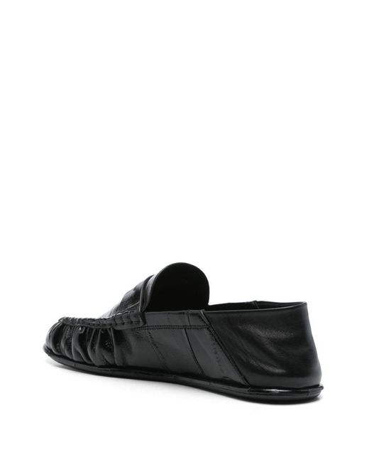 Saint Laurent Black Flat Shoes for men