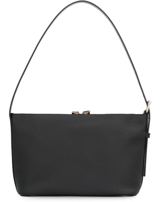 A.P.C. Black Vera Leather Shoulder Bag