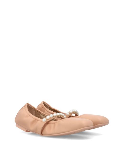 Stuart Weitzman Pink Flat Shoes