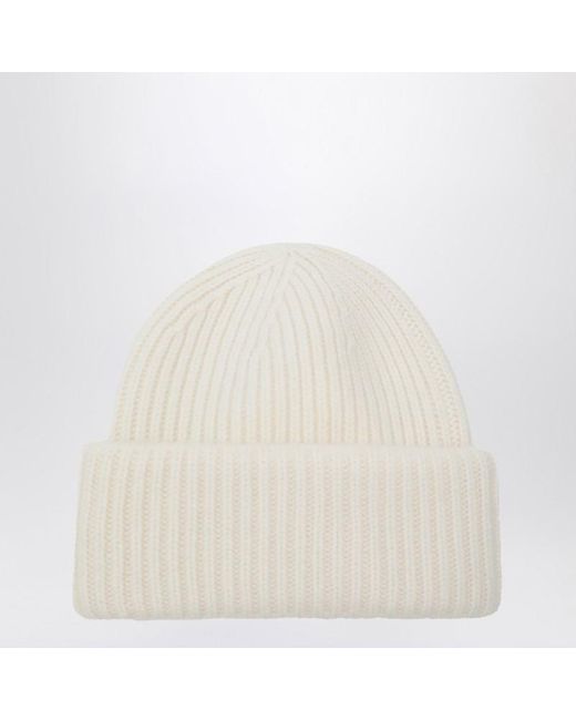 Soft Goat White Beanie
