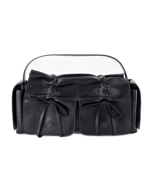 Acne Black Multipocket Lux Shoulder Bag