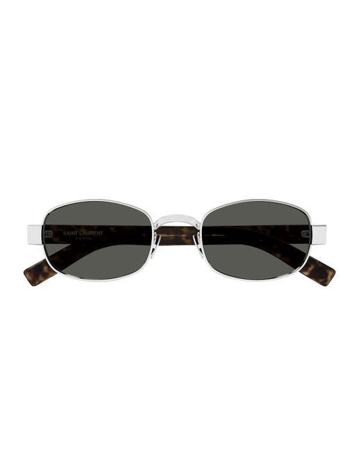 Saint Laurent Black Sl 706 Linea Sl Logo Sunglasses