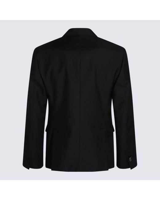 DSquared² Black Wool Suits for men