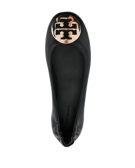 Tory Burch Black Flat Shoes