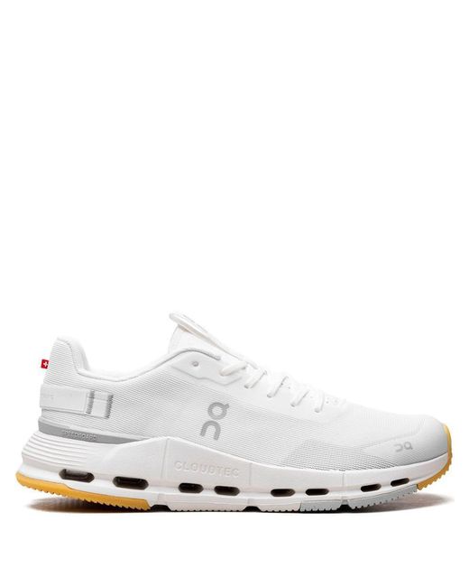 On Shoes White Cloudnova Form 2 Sneakers