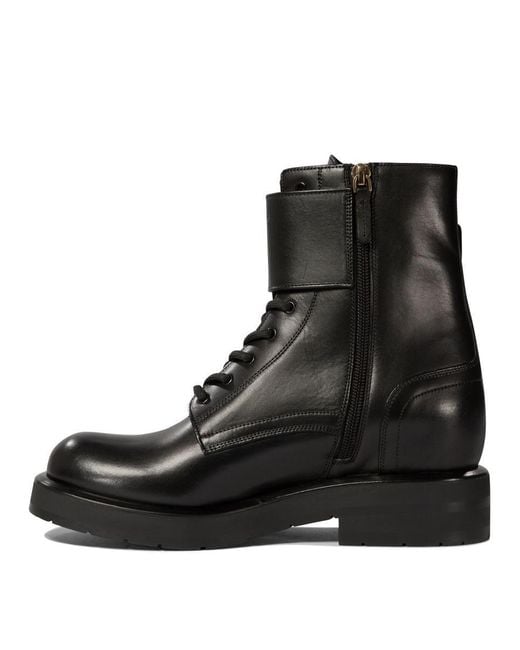 Chloé Black "Coddington" Combat Boots