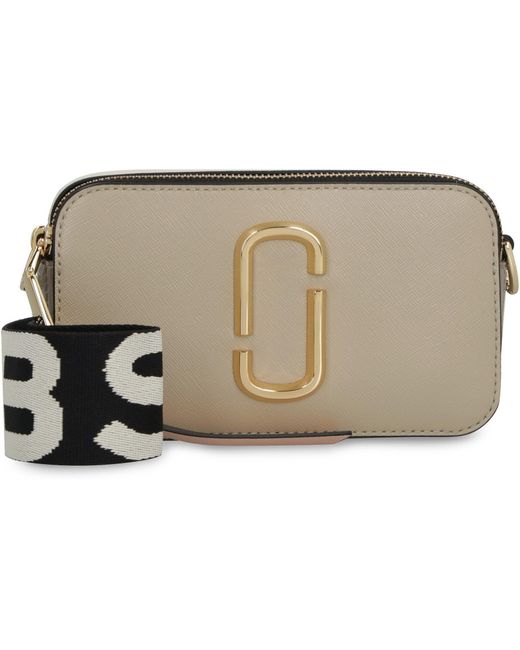 Marc Jacobs Gray The Snapshot Leather Camera Bag