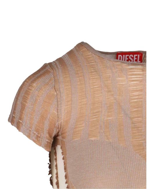DIESEL Pink T-Shirts And Polos