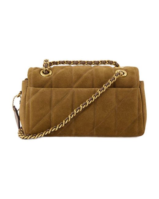 COACH Brown Tabby 20 Shoulder Bag
