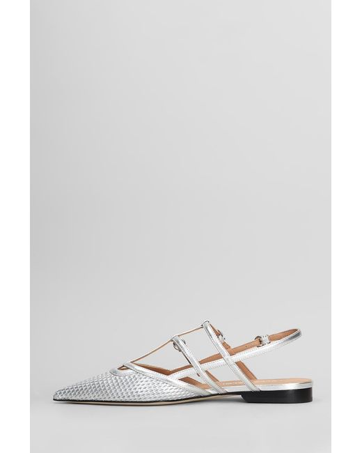 Lella Baldi White Ballet Flats