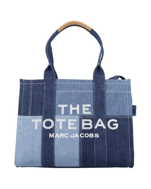 Marc Jacobs Blue The Denim Large Tote Bag