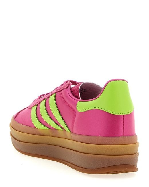 Adidas Originals Pink 'Gazelle Bold' Sneakers