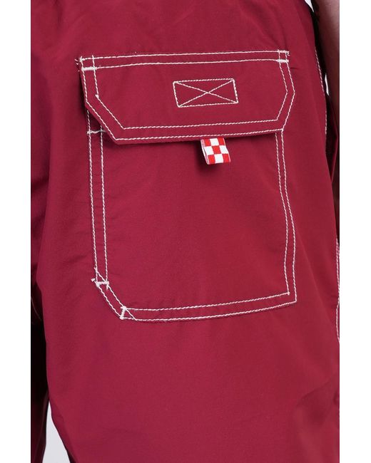 Mc2 Saint Barth Red Patmos Beachwear for men