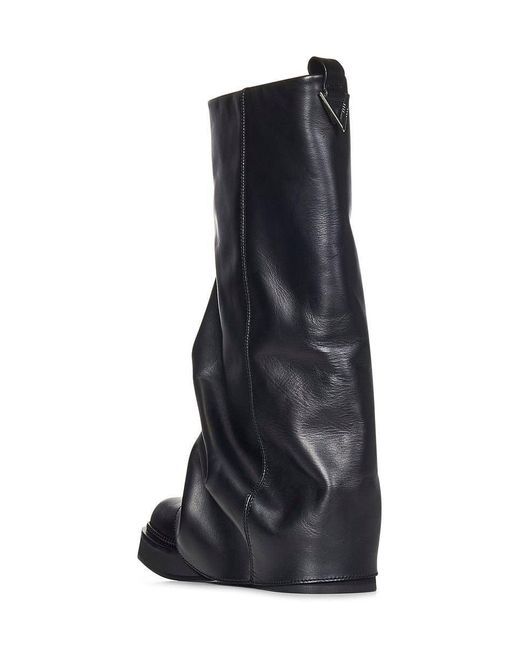 The Attico Black 'Robin Combat' Boots