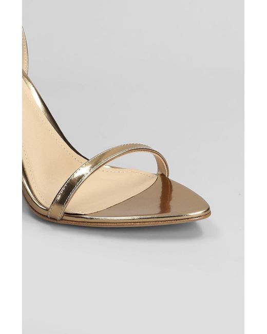 Lola Cruz Metallic Summer Heel 95 Sandals