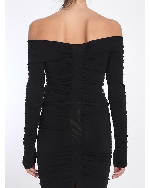 Alexander Wang Black Draped Top