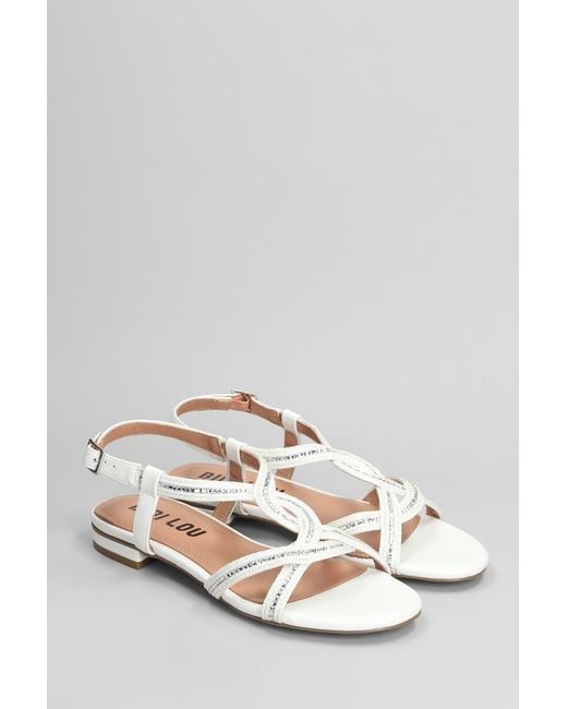 Bibi Lou White Ayla Flats
