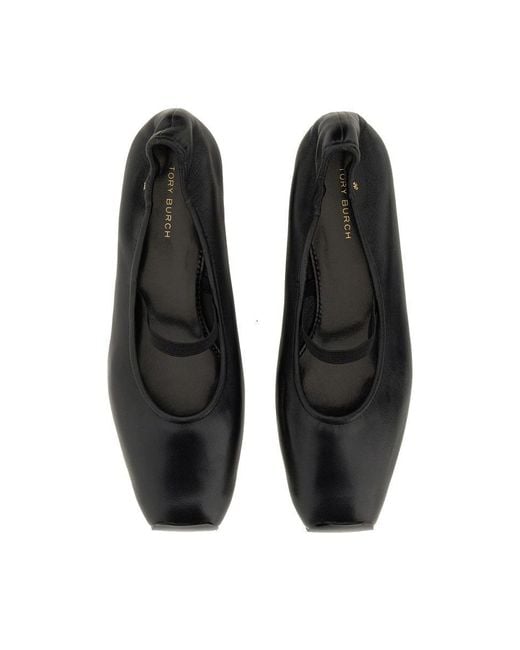Tory Burch Black Ballerina "Runway"