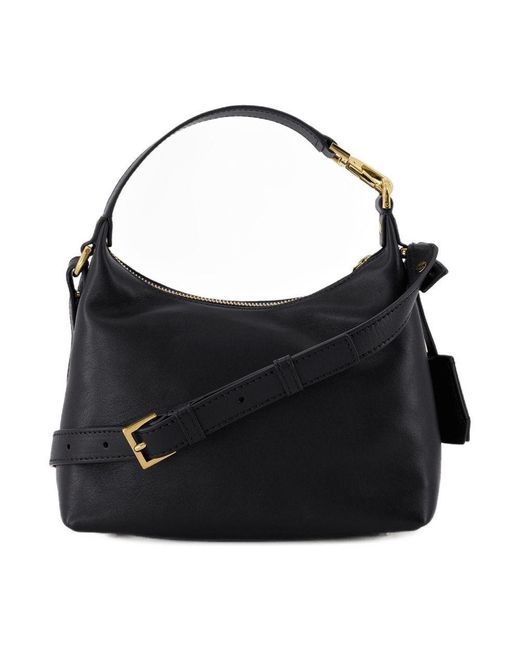 Versace Black Hobo Shoulder Bag