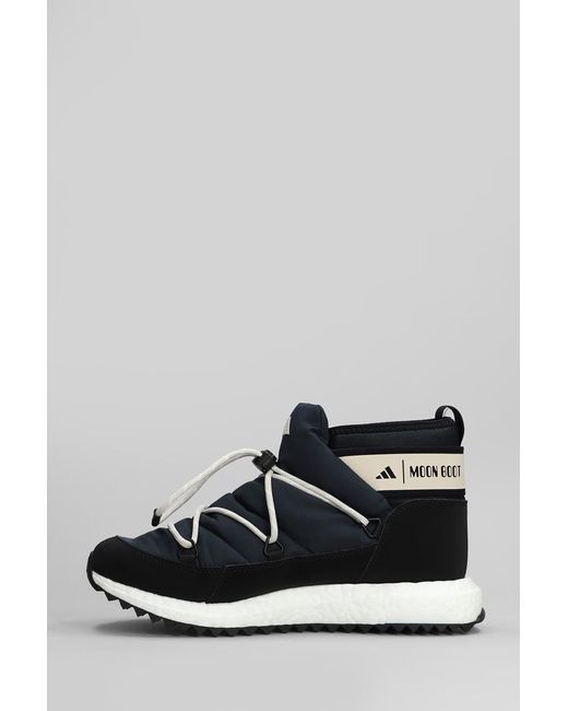Adidas X Moon Boot Black Moonboost Low Low Heels Ankle Boots