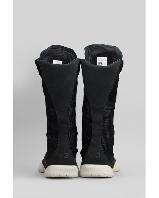 Y-3 Black Regu Boot Sneakers