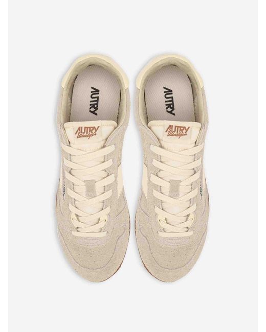 Autry Natural Windspin Suede Sneakers for men