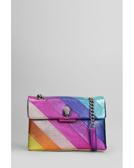 Kurt Geiger Purple Kensington Bag L Shoulder Bag