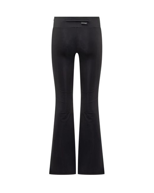 Courreges Black Scuba Tech Bootcut Pants