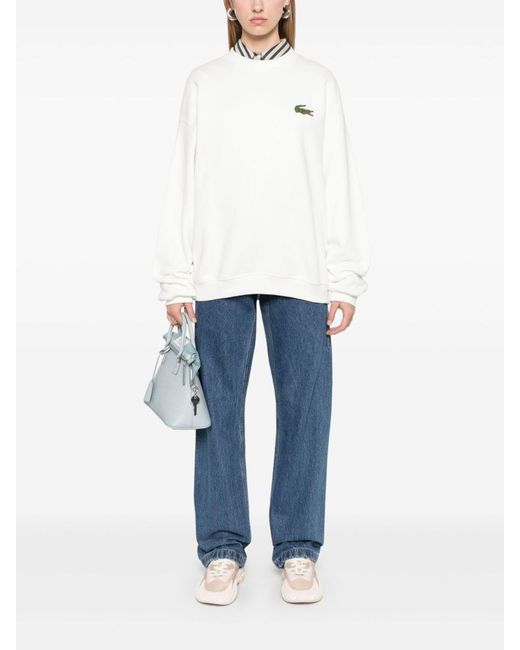 Lacoste White Sweatshirt