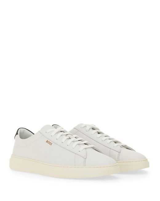 Boss White "Kieran" Sneaker for men