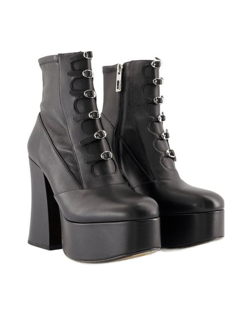 Marc Jacobs Black The Kiki Stretch Ankle Boots