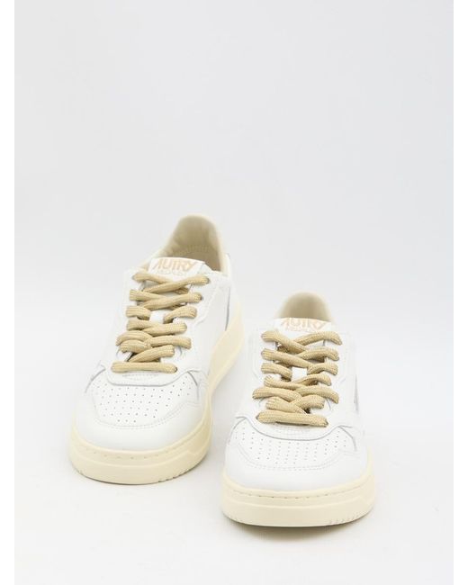 Autry White Sneakers Medalist