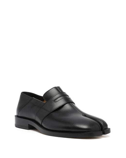 Maison Margiela Black Tabi Moccasins