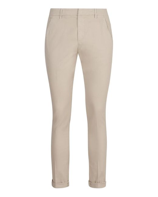 Dondup Natural Gaubert Stretch Cotton Chino Trousers for men