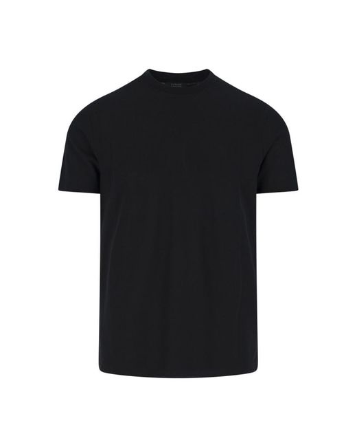 Zanone Black T-Shirts And Polos for men