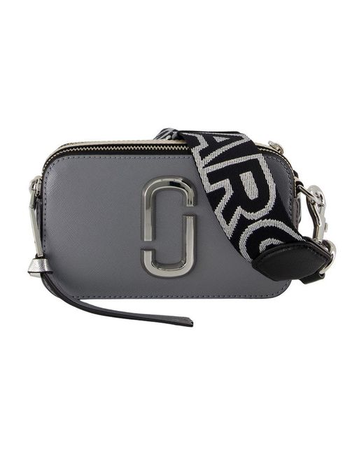 Marc Jacobs Gray The Snapshot Crossbody