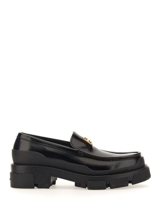 Givenchy Black Moccasin 4G